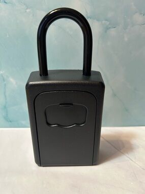 Black Portable Key Lock Box